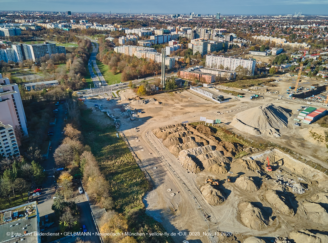 13.11.2020 - Piederstorfer Gelände und Alexisqaurtier am Karl-Marx-Ring in Neuperlach 13.11.2020 - Piederstorfer Gelände und Alexisqaurtier am Karl-Marx-Ring in Neuperlach